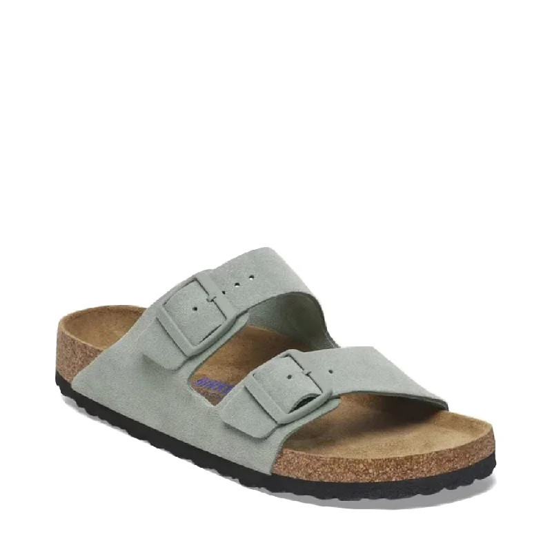 Bold and colorful women's shoes for making a statementBirkenstock Arizona Suede Soft Footbed Sandal in Pure Sage Bold and colorful women's shoes for making a statementBirkenstock Arizona Suede Soft Footbed Sandal in Pure Sage