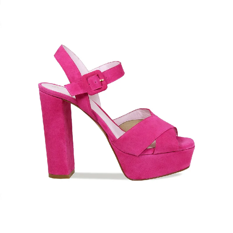 Elegant and sophisticated women's shoes for opera nightsRemy: Fuchsia Suede