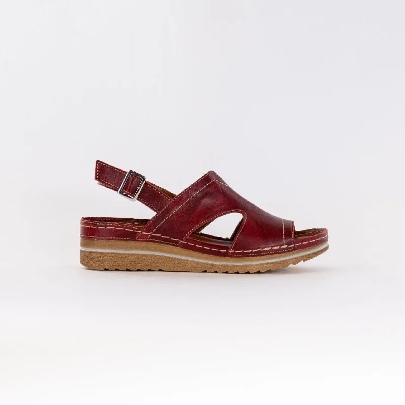 Feminine and romantic women's shoe designsV Italia 967-1 (Women's) - Red