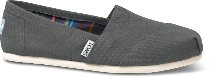 Versatile and stylish women's shoes for all occasions and seasonsTOMS Ash Grey Canvas Classic