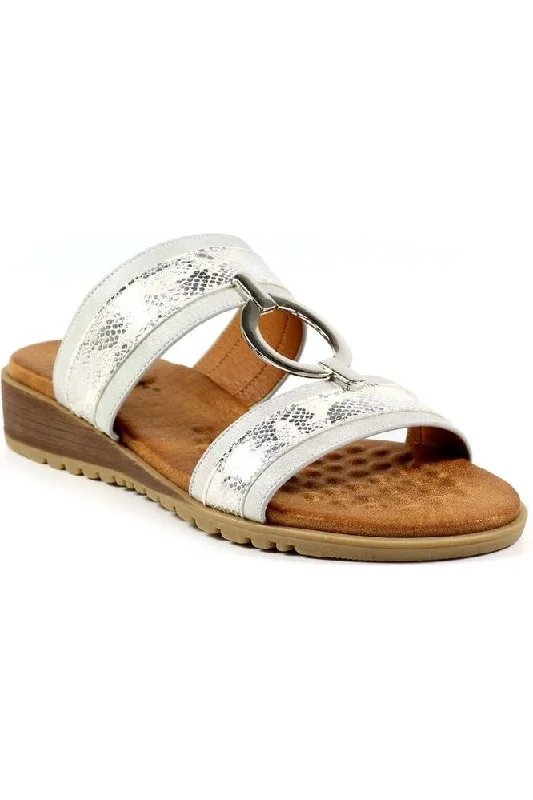 Comfy and stylish women's shoes for lounging around the houseLunar Bayswater JLH453 silver