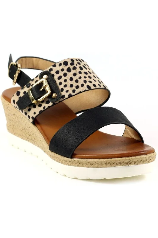 Chic and versatile women's footwearLunar Ladies sandal JLH444 Rio in Black