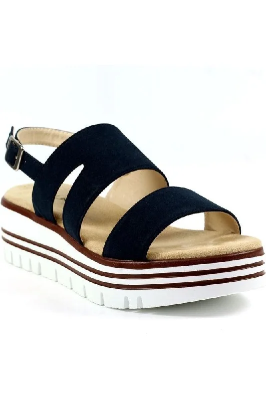 Bold and colorful women's shoes for making a statementLunar Ladies Sandals Jocelyn JLB007 navy Bold and colorful women's shoes for making a statementLunar Ladies Sandals Jocelyn JLB007 navy