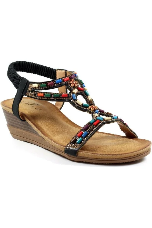 Stylish and supportive women's shoes for high archesLunar Epsom JLH478 black