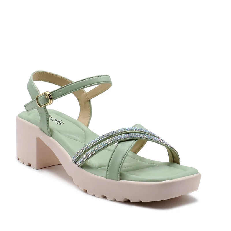 Versatile and stylish women's shoes for city walksMint Green Formal Sandal L00780022