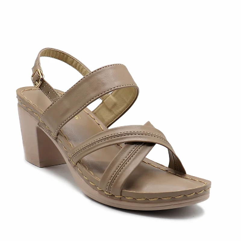 Bold and striking women's shoe fashionsBeige Formal Sandal 078125