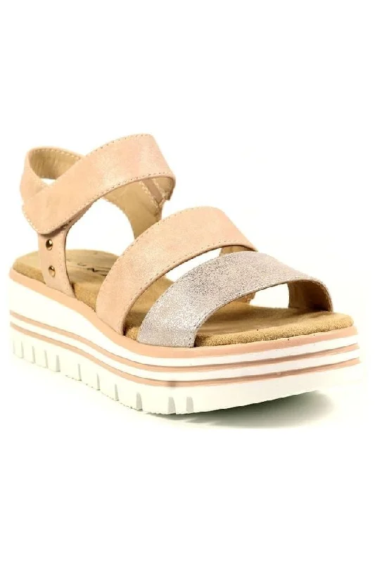 Timeless and elegant women's shoe classicsLunar Ladies sandals Hardy JLB006 pink