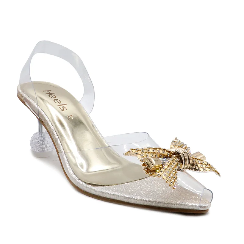 Chic and stylish women's shoes for garden partiesGolden Bridal Sandal L00870019