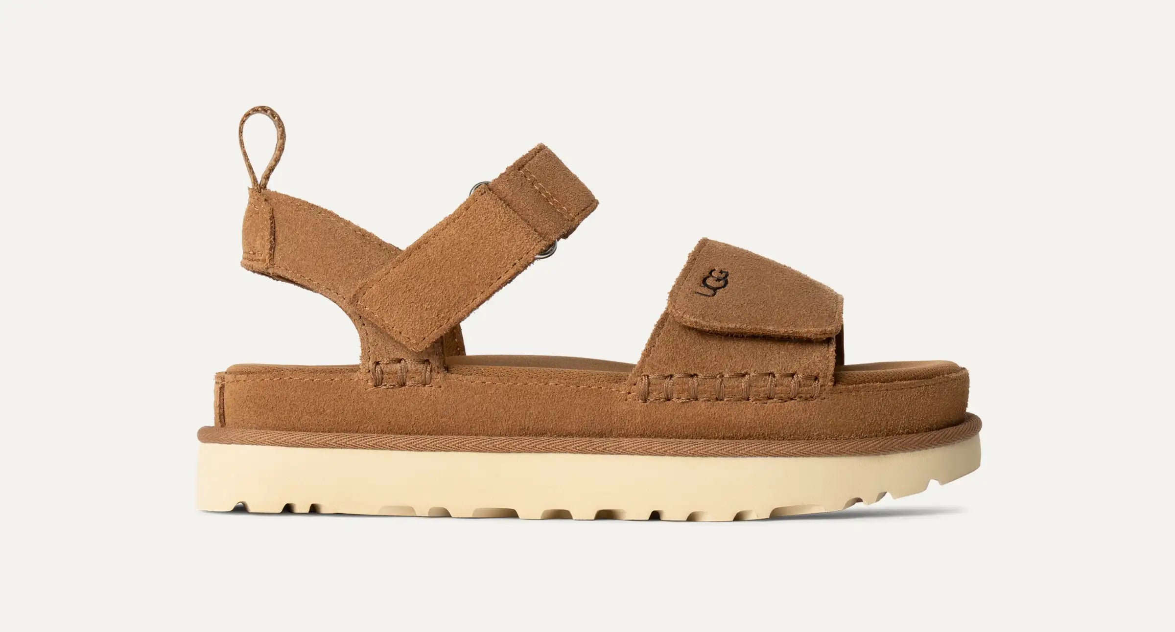 Chic and stylish women's shoes for garden partiesUgg Women's Goldenstar Platform Sandal in Chestnut