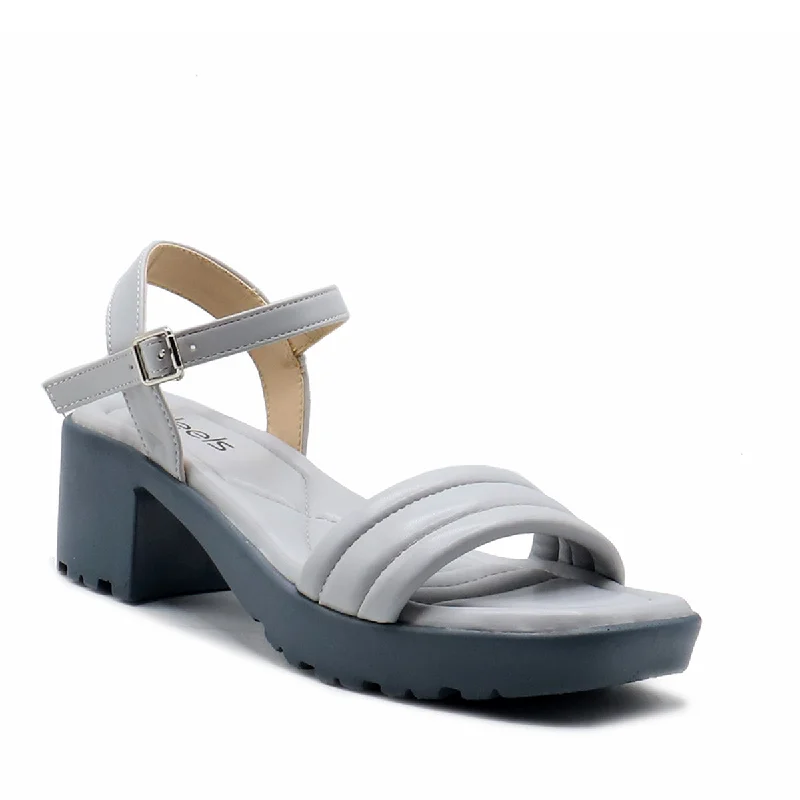 Stylish and comfortable women's shoes for long days at workGrey Formal Sandal L00780010 Stylish and comfortable women's shoes for long days at workGrey Formal Sandal L00780010