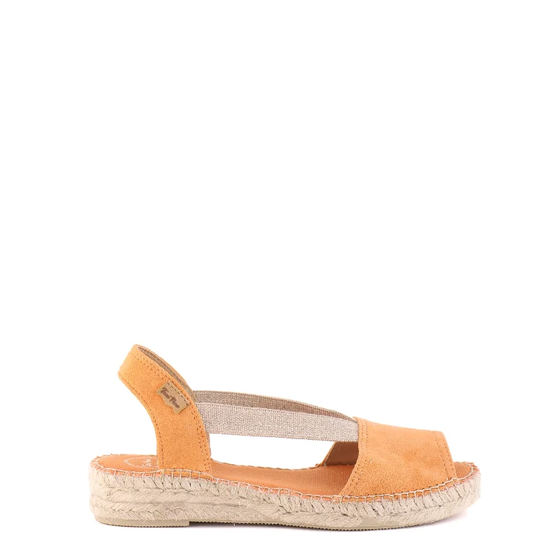 Elegant and sophisticated women's shoes for elegant eveningsETNA Apricot Suede