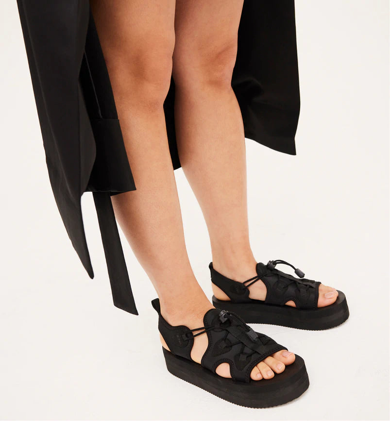 Luxurious and opulent women's shoe optionsKyoto Athletic Neoprene Sandal | Black