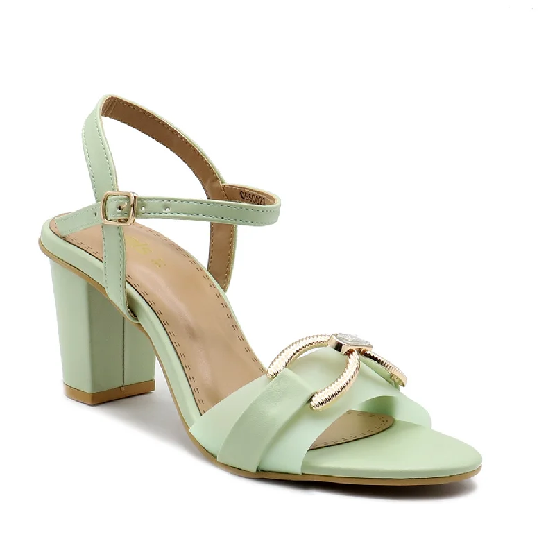 Stylish and elegant women's shoes for weddingsMint Green Formal Sandal L00550023