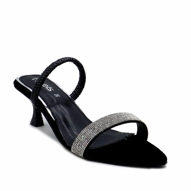 Comfy and stylish women's shoes for lounging around the houseBlack Fancy Sandal L00660051