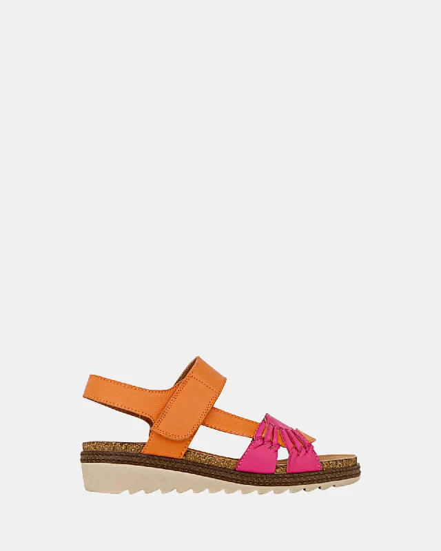 Comfy and casual women's shoes for the weekendStory Orange/Fuschia