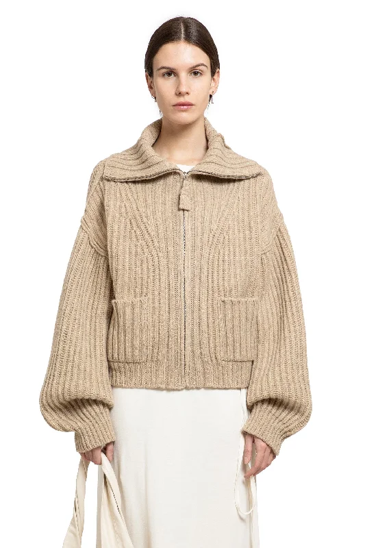 LEMAIRE WOMAN BEIGE KNITWEAR