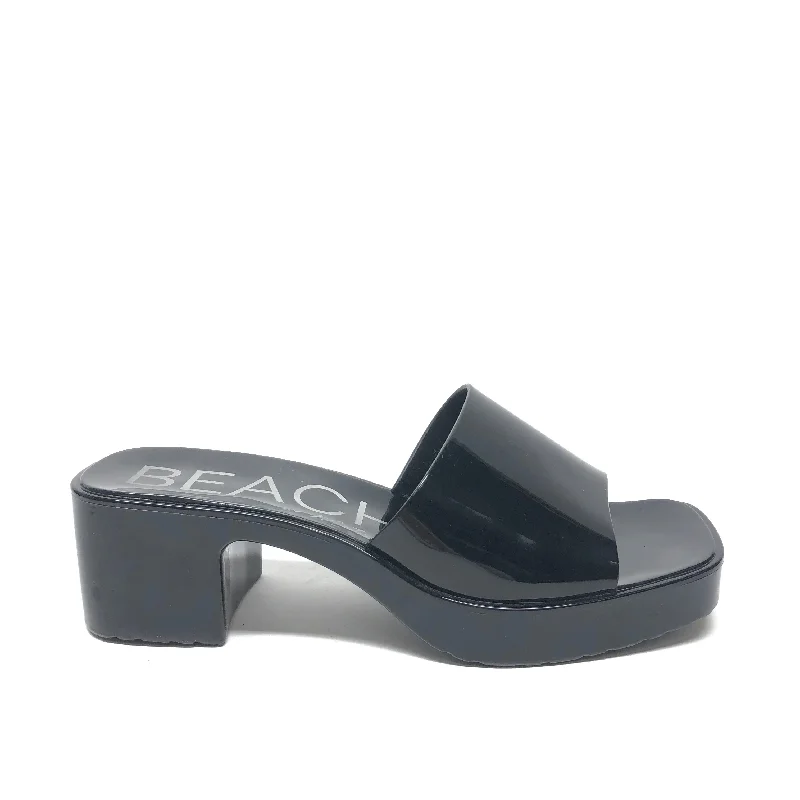 Elegant and sophisticated women's shoes for elegant eveningsBlack Sandals Heels Block Matisse, Size 8