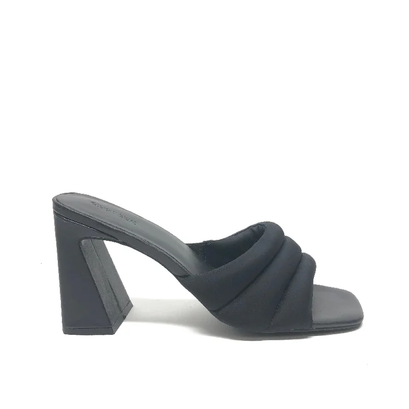 Durable and stylish women's shoes for active lifestylesBlack Sandals Heels Block Open Edit, Size 10
