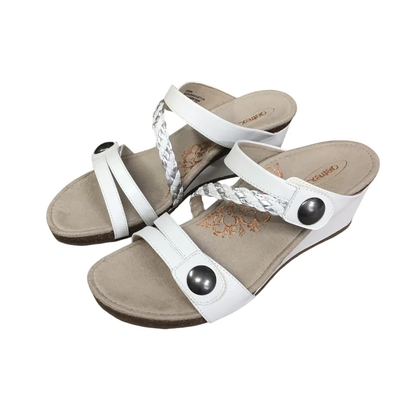 Comfy and stylish women's shoes for everyday casual wearSandals Heels Block By Aetrex In White, Size: 9