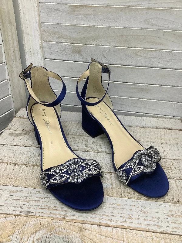 Vibrant and colorful women's shoe collectionsSandals Heels Block By Betsey Johnson In Blue, Size: 8.5