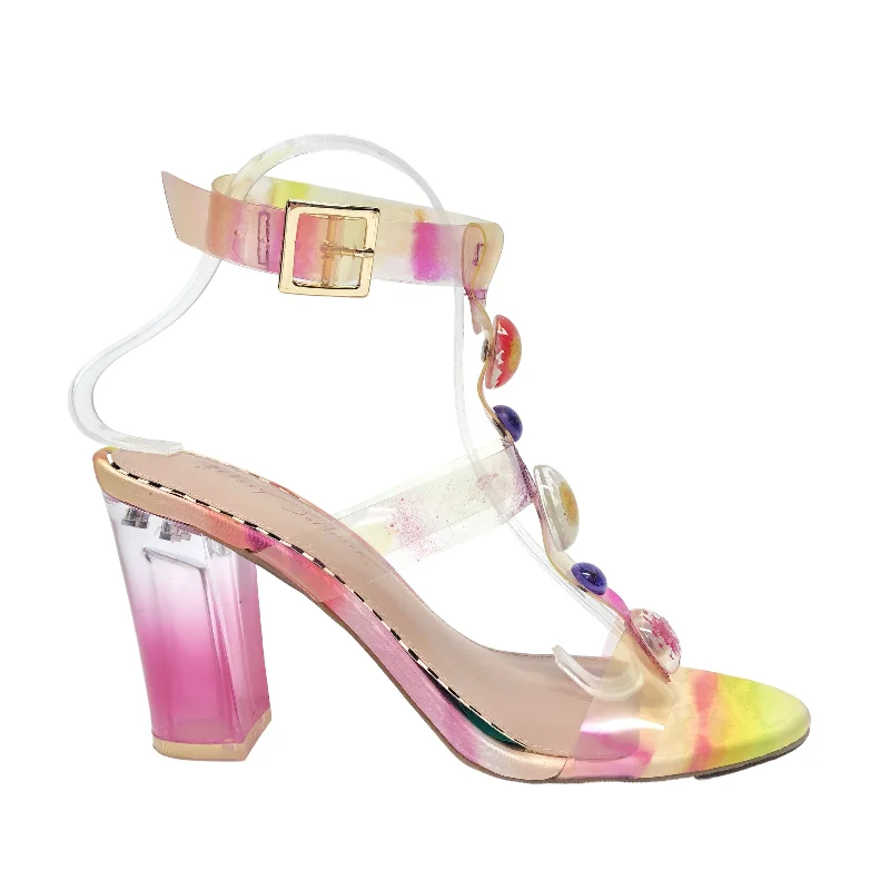 Chic and stylish women's shoes for graduation ceremoniesSandals Heels Block By Betsey Johnson In Multi-colored, Size: 9