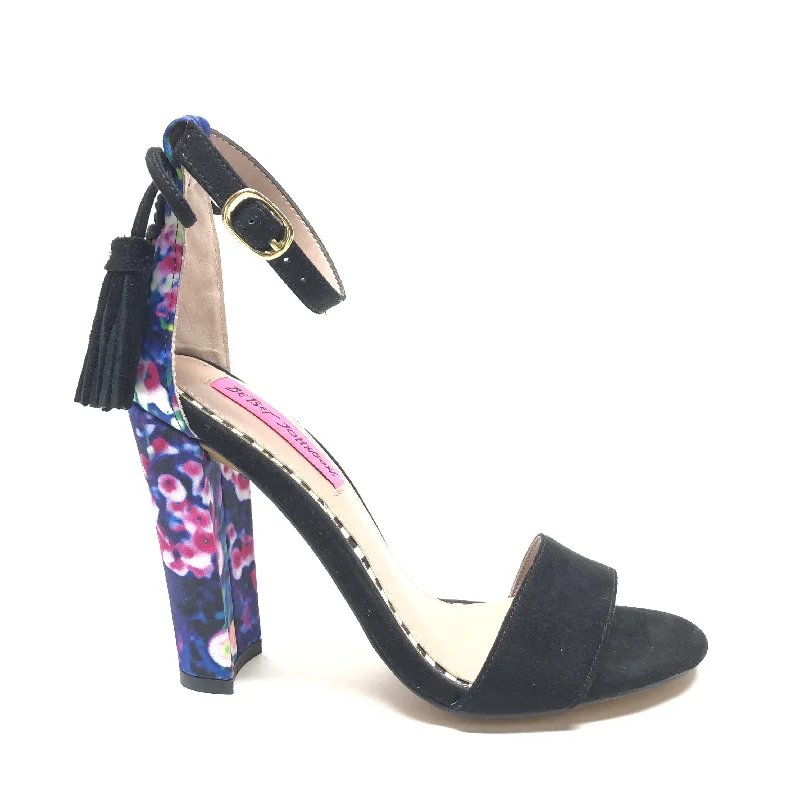 Chic and stylish women's shoes for fashion weekSandals Heels Block By Betsey Johnson  Size: 6