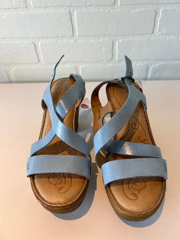 Durable and stylish women's shoes for outdoor activitiesSandals Heels Block By Born In Blue, Size: 7