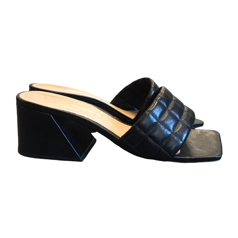 Chic and trendy women's shoes for the officeSandals Heels Block By Vicenza In Black, Size:8