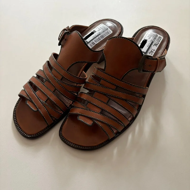 Chic and minimalist women's footwear trendsSandals Heels Block By Cole-haan In Brown, Size: 8.5