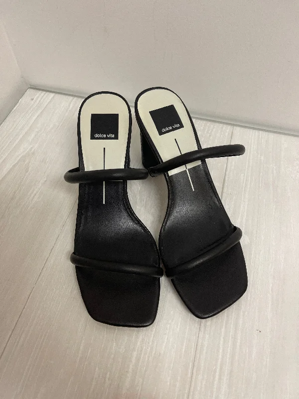 Versatile and elegant women's shoes for any outfitSandals Heels Block By Dolce Vita In Black, Size: 8.5