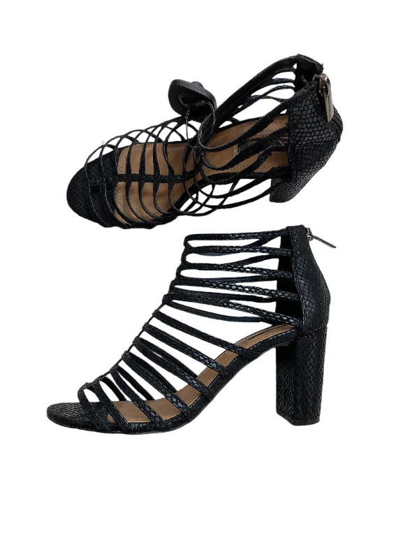 Chic and trendy women's shoes for the officeSandals Heels Block By Elie Tahari In Black, Size: 7
