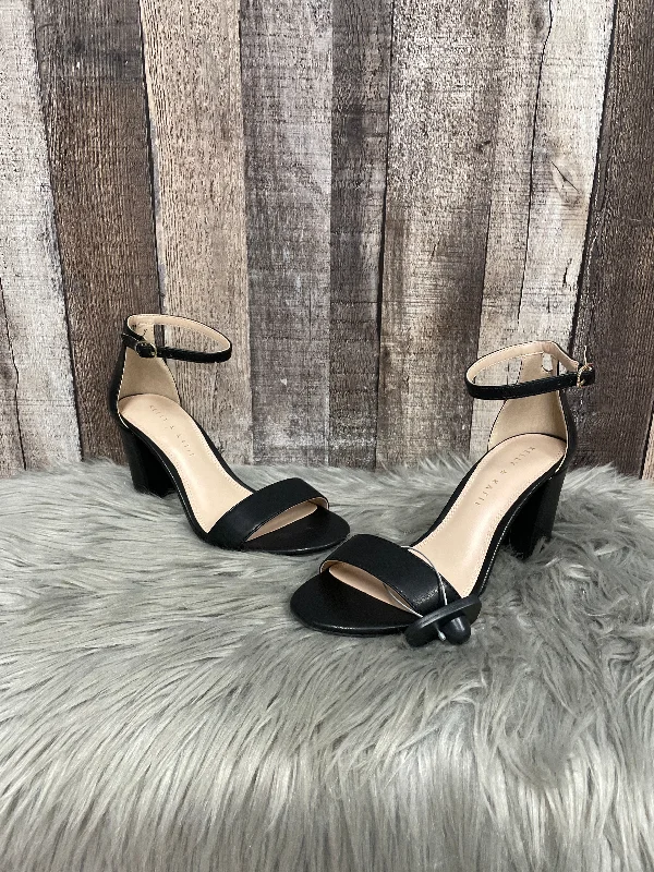 Versatile and stylish women's shoes for city walksSandals Heels Block By Kelly And Katie In Black, Size: 7