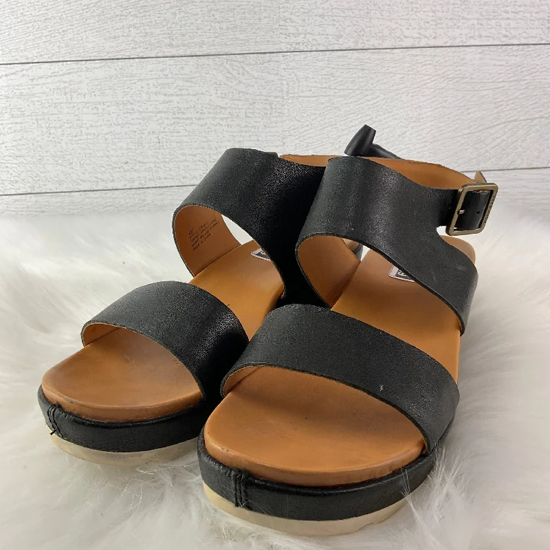 Elegant and sophisticated women's shoes for dinner datesSandals Heels Block By Kork Ease In Black, Size: 8