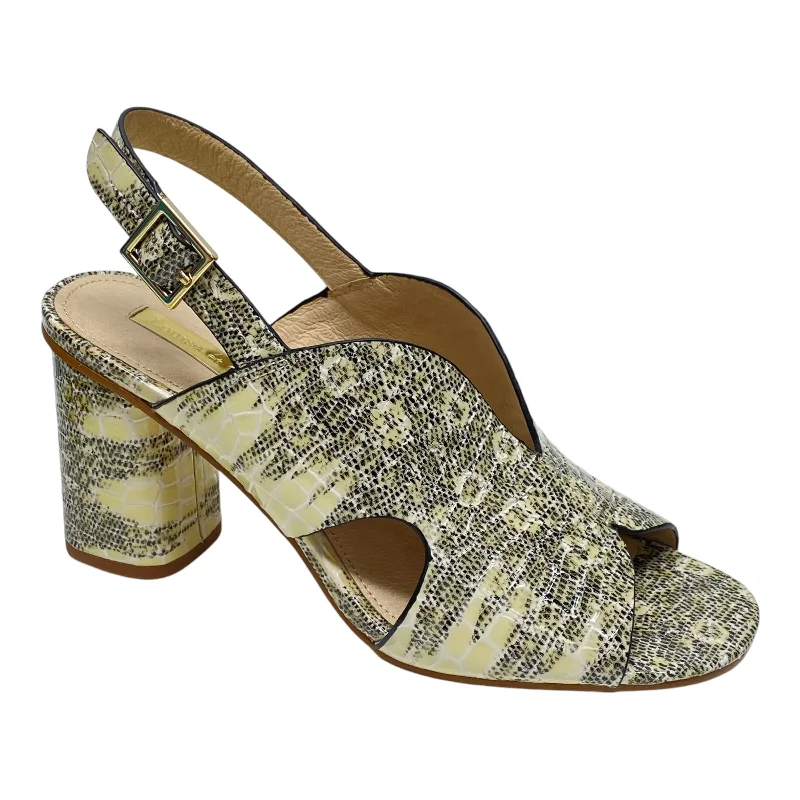 Chic and stylish women's shoes that complement every outfit and occasioSandals Heels Block By Louise Et Cie In Snakeskin Print, Size: 7