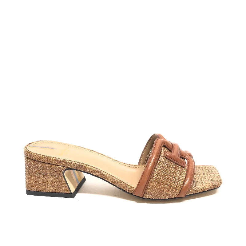 Comfortable and supportive women's shoes for all-day wearSandals Heels Block By Sam Edelman In Brown, Size: 7.5