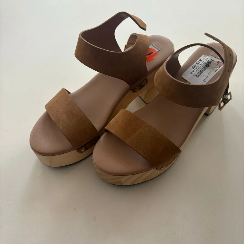 Comfy and cozy women's shoes for loungingSandals Heels Block By Steve Madden In Tan, Size: 7