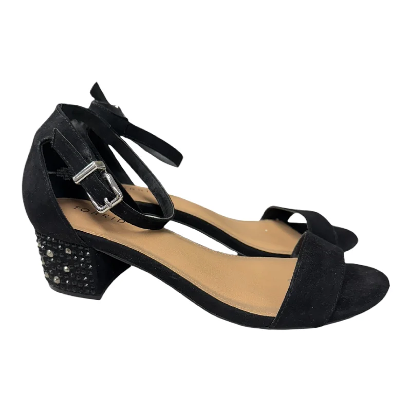 Stunning and glamorous women's shoes for evenings outSandals Heels Block By Torrid In Black, Size: 10