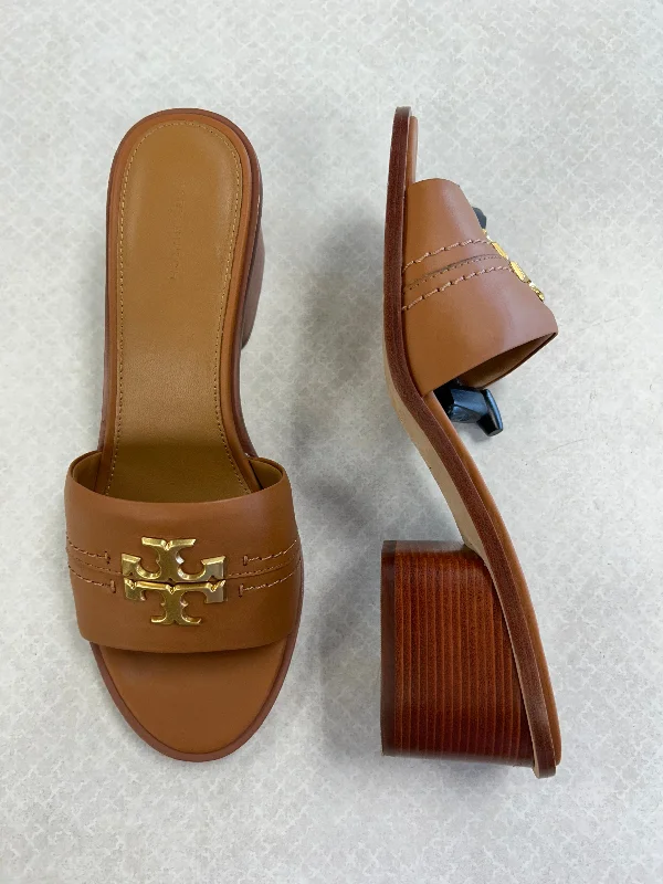 Versatile and elegant women's shoes for any outfitSandals Heels Block By Tory Burch In Tan, Size: 11