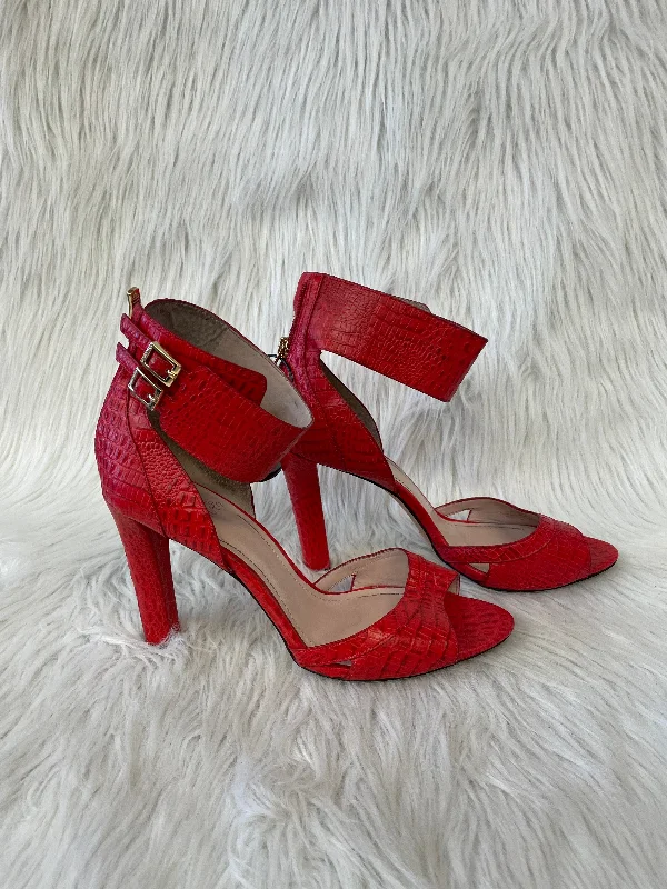 Stunning and glamorous women's shoes for evenings outSandals Heels Block By Vince Camuto In Red, Size: 10