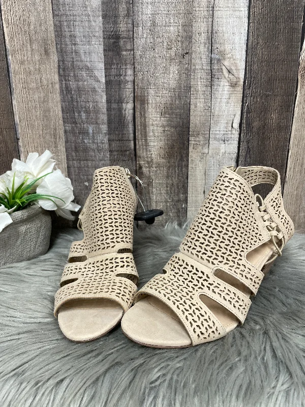 Practical and functional women's footwear solutionsSandals Heels Block By Vince Camuto In Tan, Size: 9.5