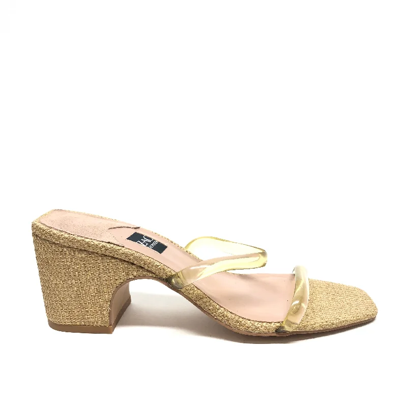 Chic and sophisticated women's footwear for workSandals Heels Block Zac By Zac Posen, Size 7