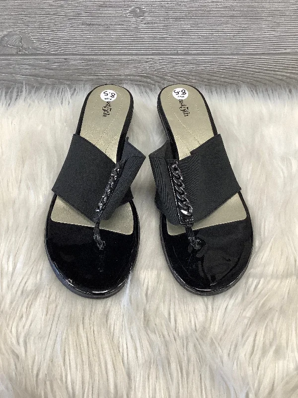 Bold and unique women's shoes for fashion-forward individualsSandals Heels Stiletto By East 5th In Black, Size: 8.5