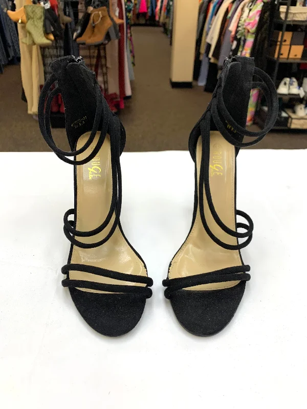 Classic and timeless women's footwear choicesSandals Heels Stiletto By Rouge In Black, Size: 8.5