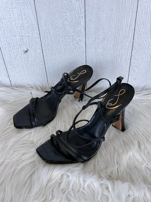 Chic and stylish women's shoes for garden partiesSandals Heels Stiletto By Sam Edelman In Black, Size: 9