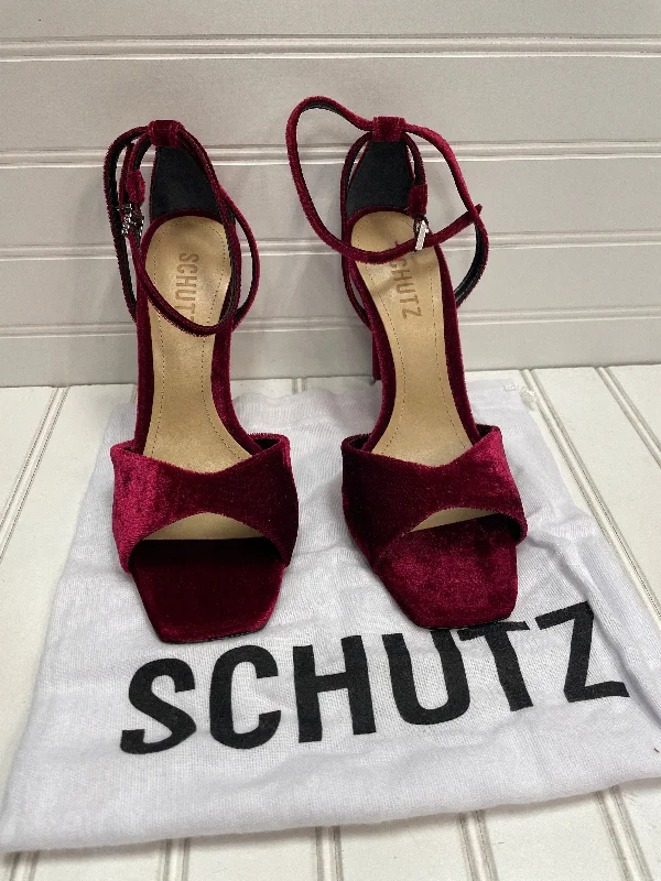 Practical and functional women's footwear solutionsSandals Heels Stiletto By Schutz In Red, Size: 7.5