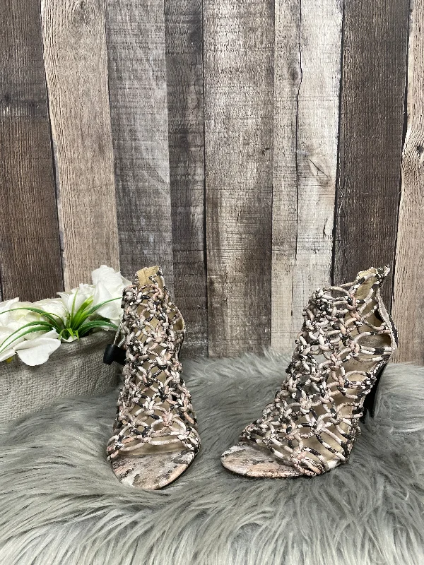 Chic and versatile women's footwearSandals Heels Stiletto By Vince Camuto In Snakeskin Print, Size: 6