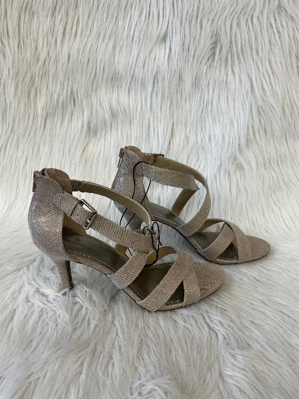 Practical and functional women's footwear solutionsSandals Heels Stiletto By Worthington In Beige, Size: 9
