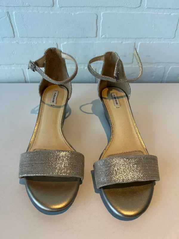 Versatile and adaptable women's shoes for every occasionSandals Heels Wedge By Alex Marie In Silver, Size: 10