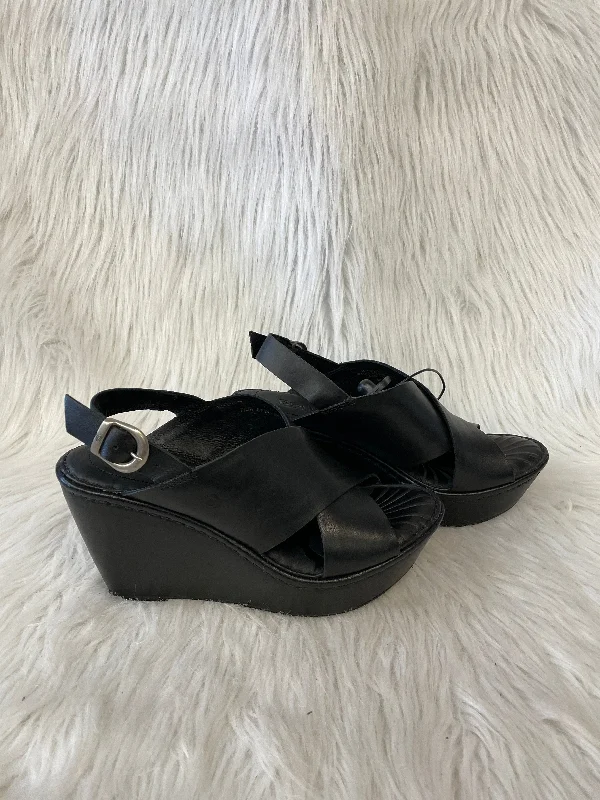 Comfy and stylish women's shoes for everyday comfortSandals Heels Wedge By Born In Black, Size: 7