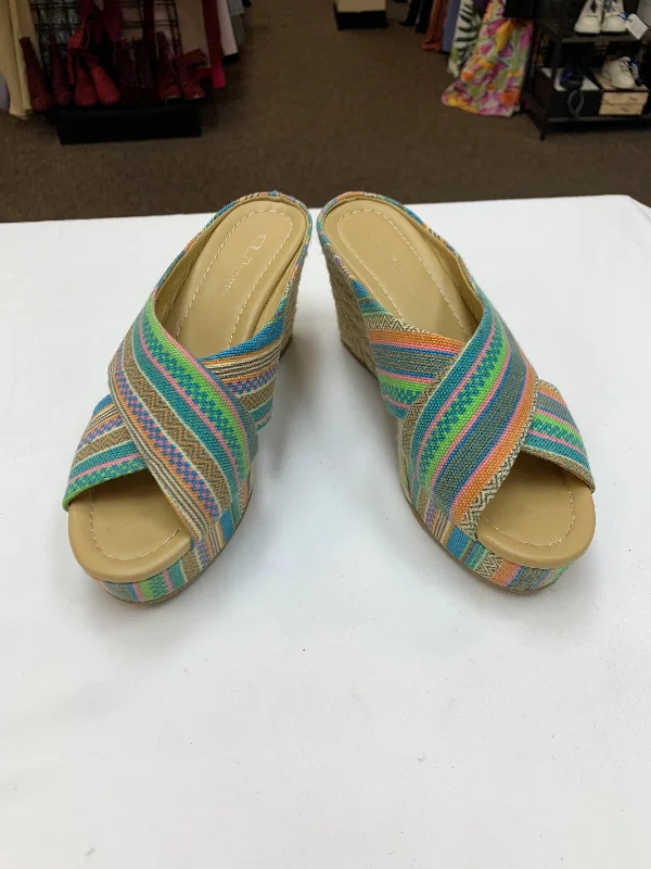 Elegantly crafted women's shoesSandals Heels Wedge By Cl By Chinese Laundry In Multi-colored, Size: 10